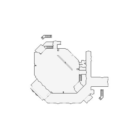 Detailed commercial interior sketch for Xactimate (10501-11000 SF). Accurate layouts for damage assessment, insurance claims, and restoration projects.