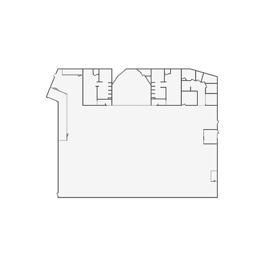 Detailed commercial interior sketch for Xactimate (14001-18000 SF). Accurate layouts for damage assessment, insurance claims, and restoration projects.