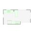 Detailed interior sketch for Xactimate (101-250 SF) for damage assessment and restoration. Includes doors, windows, ceilings, kitchen and bathroom symbols.