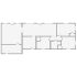 Simple interior sketch for Xactimate (501-1000 SF). Perfect for partial renovations, such as updating floors, walls, or ceilings, without full detailing.