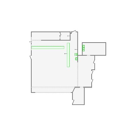 Detailed commercial interior sketch for Xactimate (2501-3000 SF). Accurate layouts for damage assessment, insurance claims, and restoration projects.