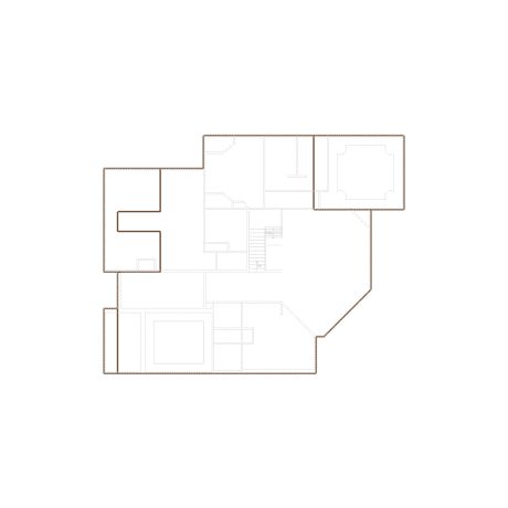 Simple exterior sketch based on interior layout (4001-4500 SF), either provided by the client or created by us, suitable for estimating in Xactimate.