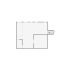 Detailed interior sketch for Xactimate (2501-3000 SF) for damage assessment and restoration. Includes doors, windows, ceilings, kitchen and bathroom symbols.