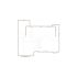 Simple exterior sketch based on interior layout (1501-2000 SF), either provided by the client or created by us, suitable for estimating in Xactimate.