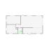 Simple interior sketch for Xactimate (501-1000 SF). Perfect for partial renovations, such as updating floors, walls, or ceilings, without full detailing.