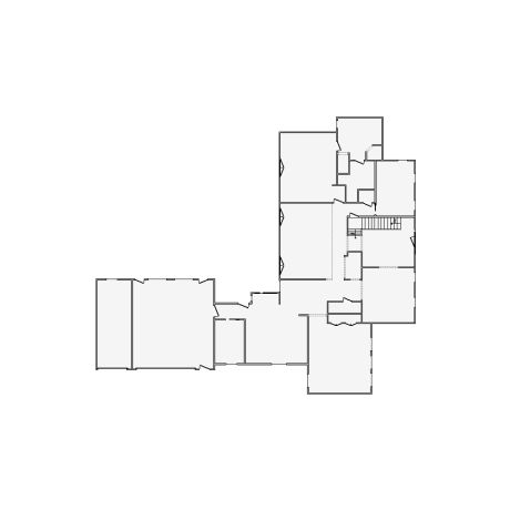 Simple interior sketch for Xactimate (4001-4500 SF). Perfect for partial renovations, such as updating floors, walls, or ceilings, without full detailing.