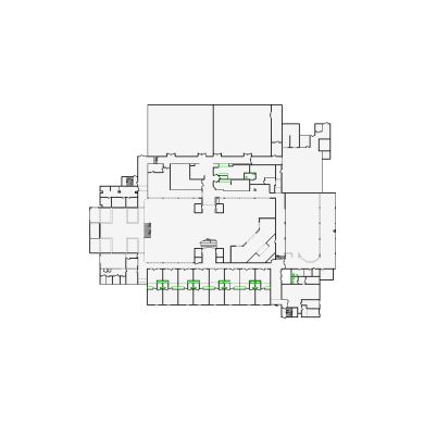 Detailed commercial interior sketch for Xactimate (45001-53000 SF). Accurate layouts for damage assessment, insurance claims, and restoration projects.