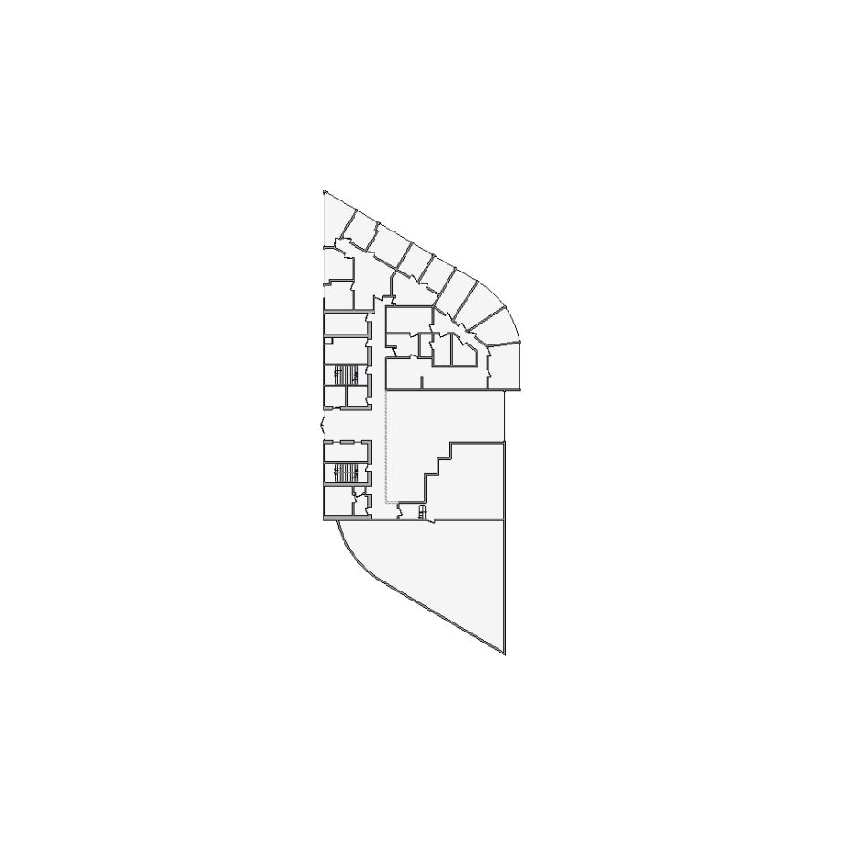 Detailed commercial interior sketch for Xactimate (78001-127000 SF). Accurate layouts for damage assessment, insurance claims, and restoration projects.