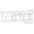 Detailed interior sketch for Xactimate (12001-17000 SF) for damage assessment and restoration. Includes doors, windows, ceilings, kitchen and bathroom symbols.