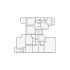 Simple interior sketch for Xactimate (4001-4500 SF). Perfect for partial renovations, such as updating floors, walls, or ceilings, without full detailing.