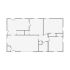 Simple interior sketch for Xactimate (1501-2000 SF). Perfect for partial renovations, such as updating floors, walls, or ceilings, without full detailing.