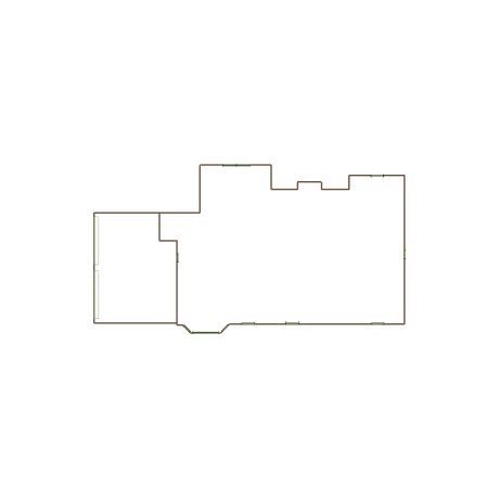 Simple exterior sketch of a residential structure (21-30 SQ), based on aerial imagery, used for estimating and documentation purposes in Xactimate.