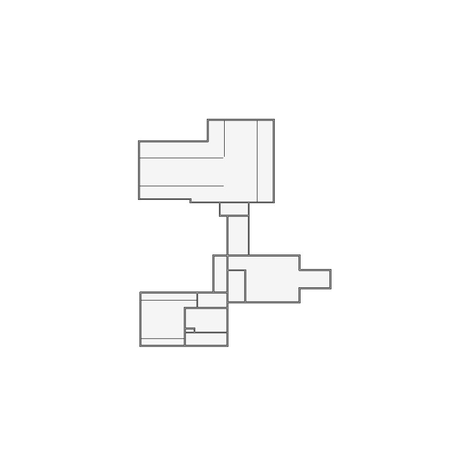 Simple interior sketch for Xactimate (4501-5000 SF). Perfect for partial renovations, such as updating floors, walls, or ceilings, without full detailing.