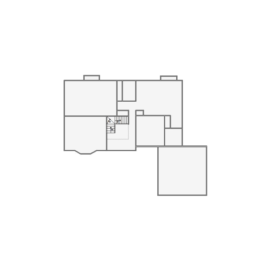 Simple interior sketch for Xactimate (4501-5000 SF). Perfect for partial renovations, such as updating floors, walls, or ceilings, without full detailing.