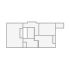 Simple interior sketch for Xactimate (2501-3000 SF). Perfect for partial renovations, such as updating floors, walls, or ceilings, without full detailing.