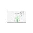 Detailed commercial interior sketch for Xactimate (501-1000 SF). Accurate layouts for damage assessment, insurance claims, and restoration projects.