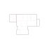 Simple exterior sketch based on interior layout (2001-2500 SF), either provided by the client or created by us, suitable for estimating in Xactimate.