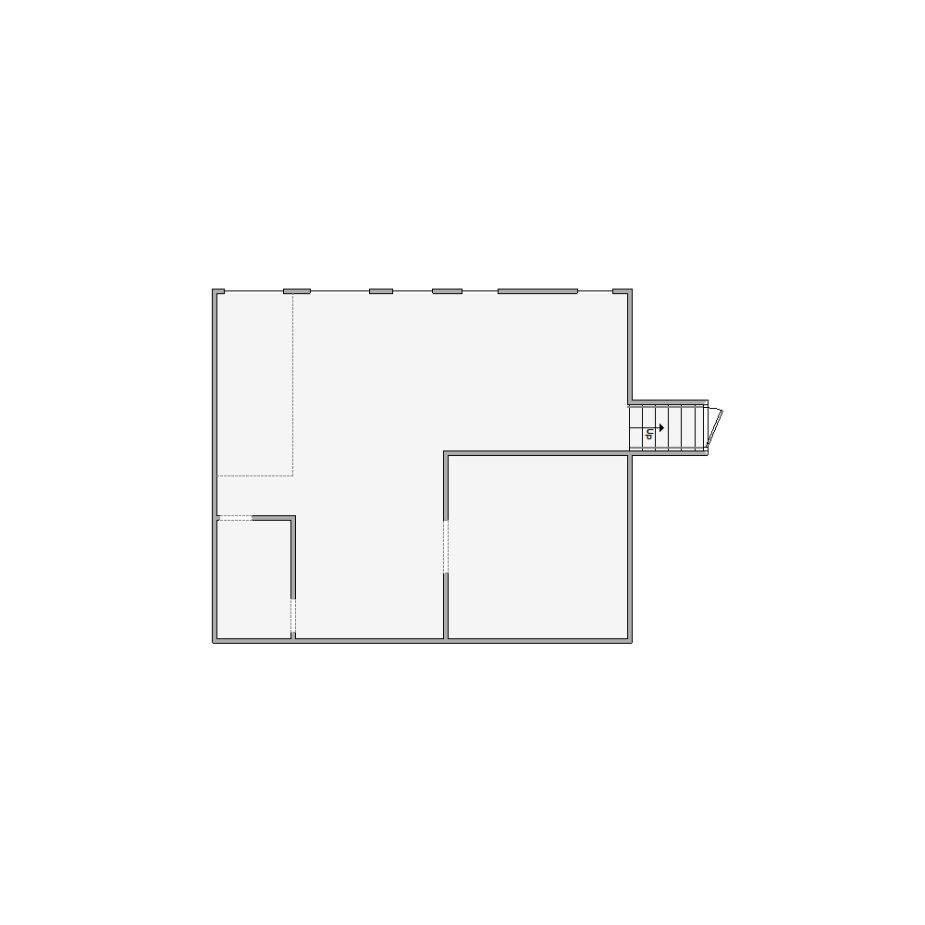 Detailed interior sketch for Xactimate (2501-3000 SF) for damage assessment and restoration. Includes doors, windows, ceilings, kitchen and bathroom symbols.