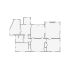 Simple interior sketch for Xactimate (2501-3000 SF). Perfect for partial renovations, such as updating floors, walls, or ceilings, without full detailing.