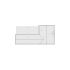 Roof sketch of a residential structure with a roof area (31-40 SQ), ideal for damage assessment and restoration purposes in Xactimate.