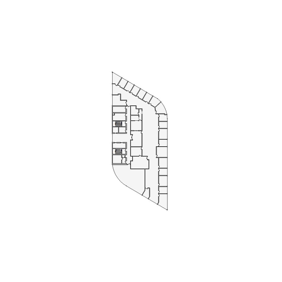 Detailed commercial interior sketch for Xactimate (78001-127000 SF). Accurate layouts for damage assessment, insurance claims, and restoration projects.
