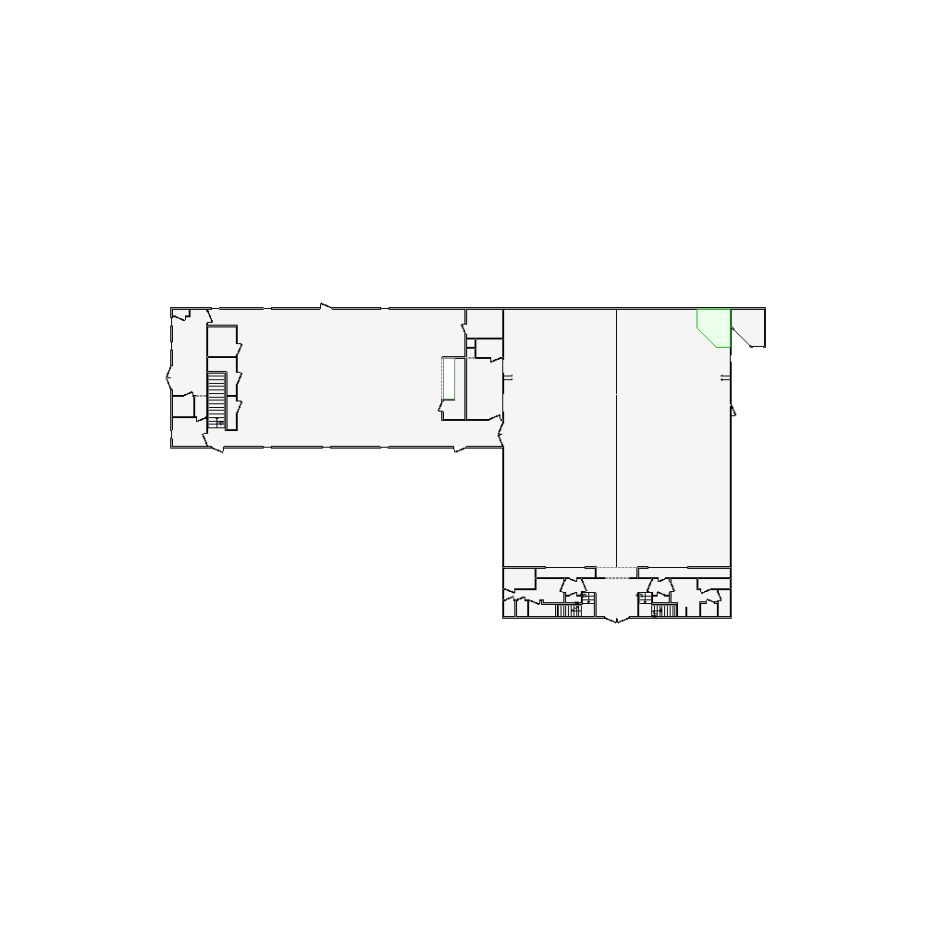 Detailed commercial interior sketch for Xactimate (7501-8000 SF). Accurate layouts for damage assessment, insurance claims, and restoration projects.