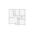 Simple interior sketch for Xactimate (1501-2000 SF). Perfect for partial renovations, such as updating floors, walls, or ceilings, without full detailing.