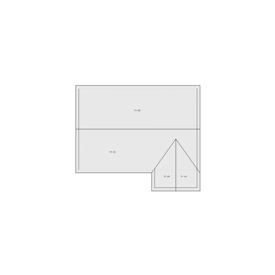 Roof sketch of a residential structure with a roof area (21-30 SQ), ideal for damage assessment and restoration purposes in Xactimate.