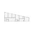 Detailed commercial interior sketch for Xactimate (3001-3500 SF). Accurate layouts for damage assessment, insurance claims, and restoration projects.