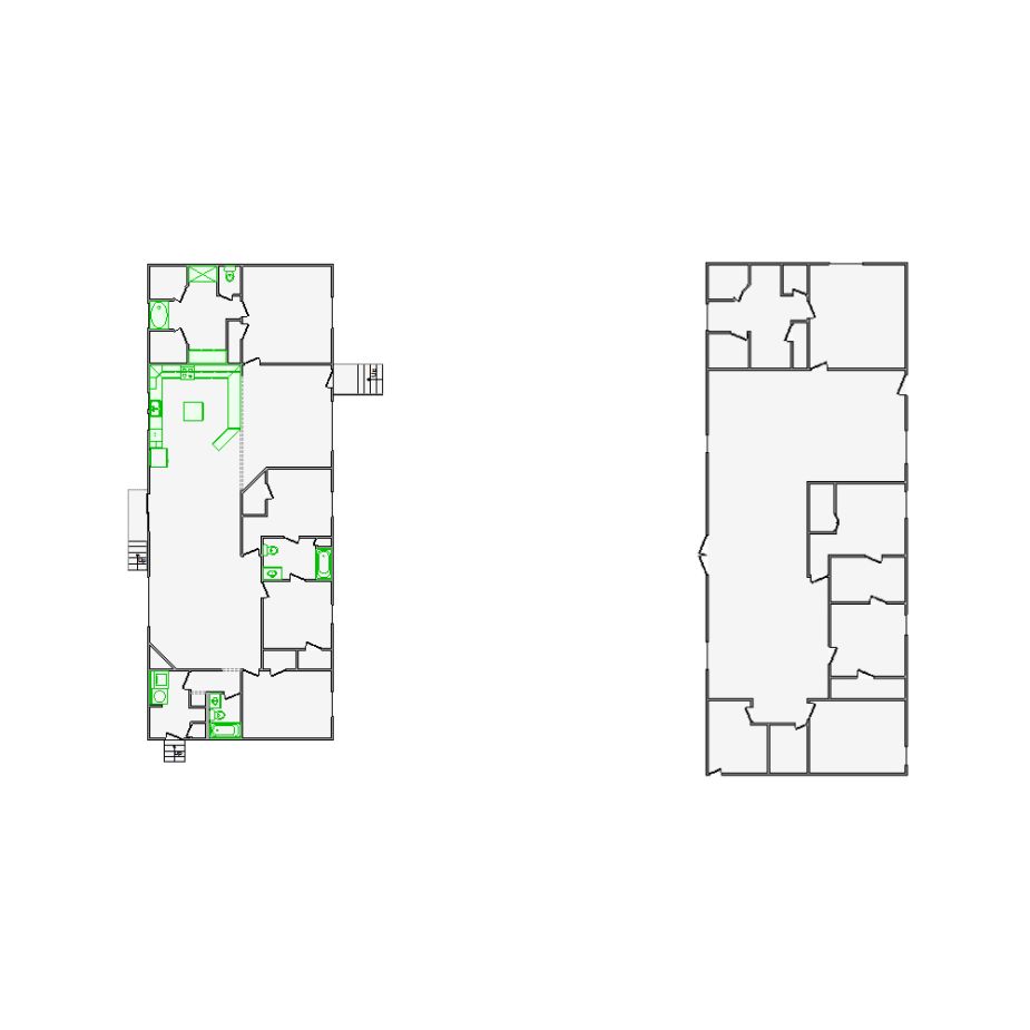 Correction interior sketches (2001-2500 SF) for Xactimate. Fixing layout errors, adjusting doors, windows, ceilings, and symbols for accurate assessments.