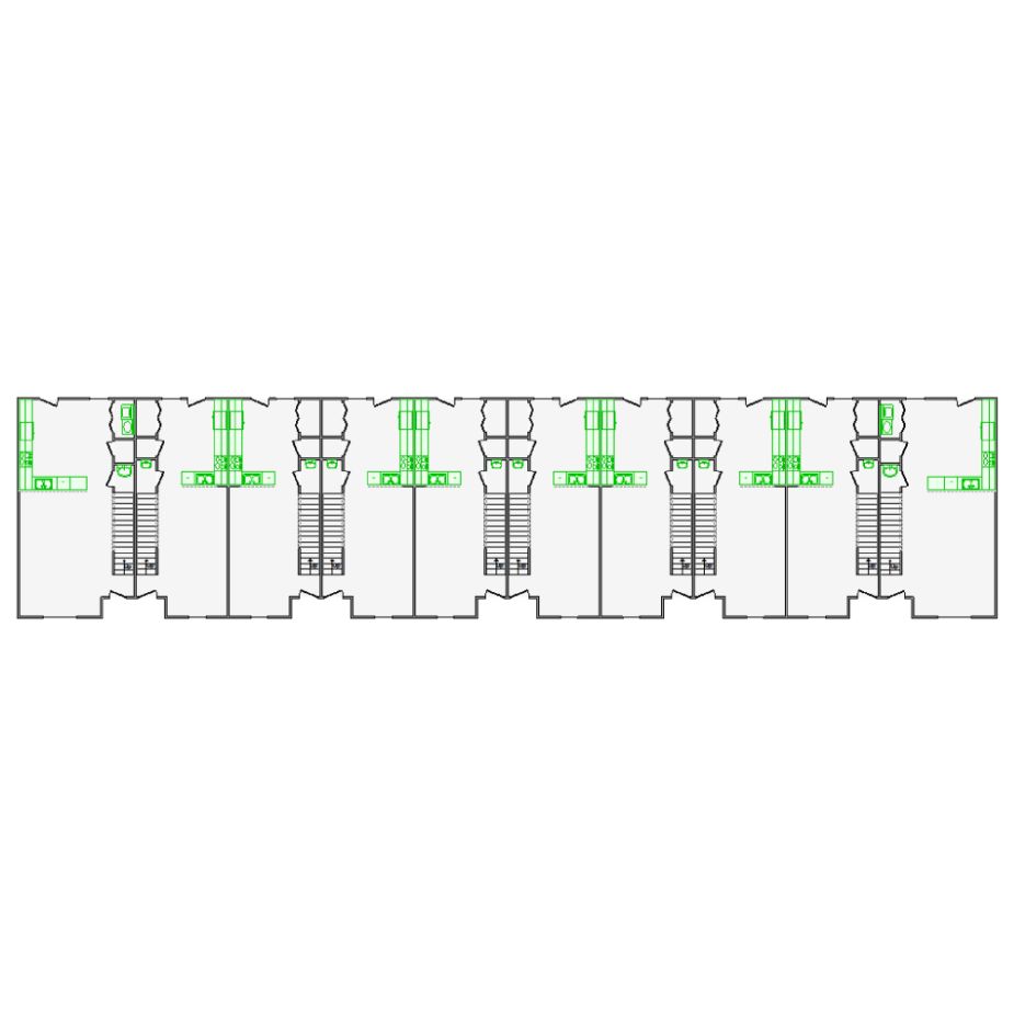 Detailed commercial interior sketch for Xactimate (5001-5500 SF). Accurate layouts for damage assessment, insurance claims, and restoration projects.