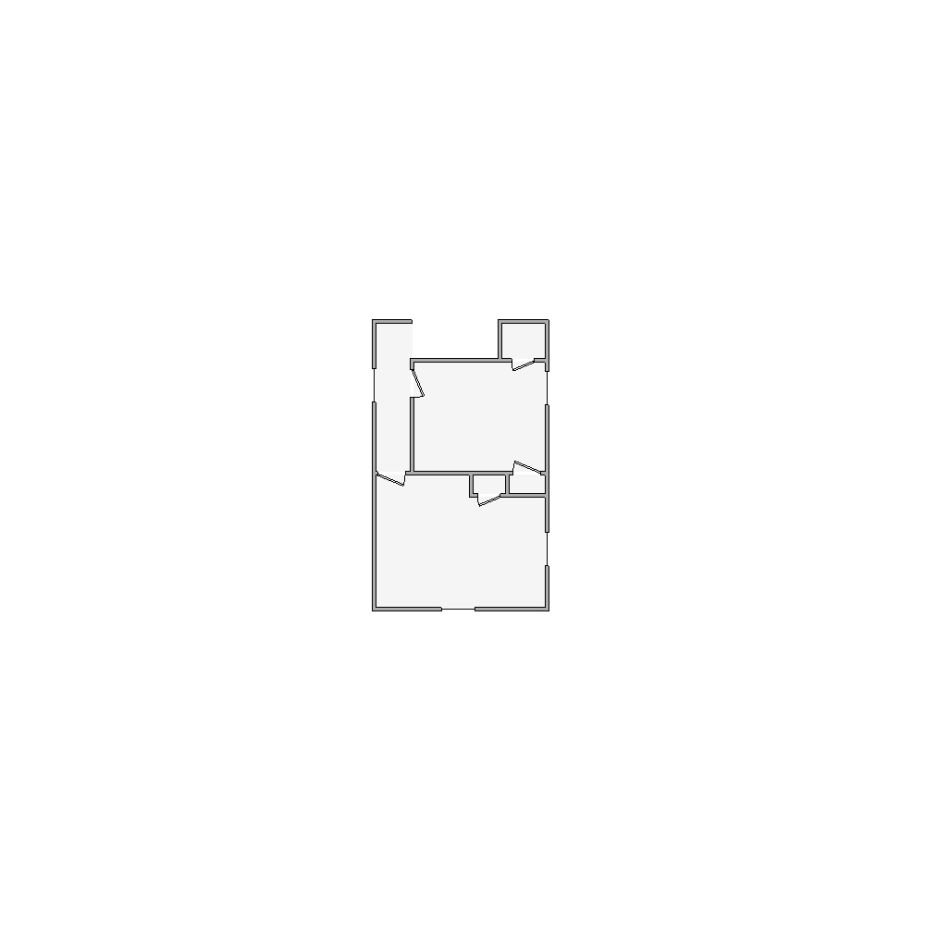 Detailed interior sketch for Xactimate (3501-4000 SF) for damage assessment and restoration. Includes doors, windows, ceilings, kitchen and bathroom symbols.
