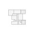 Simple interior sketch for Xactimate (1501-2000 SF). Perfect for partial renovations, such as updating floors, walls, or ceilings, without full detailing.