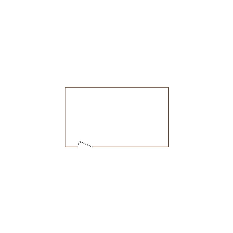 Simple exterior sketch of a residential structure (6-10 SQ), based on aerial imagery, used for estimating and documentation purposes in Xactimate.