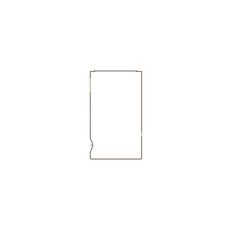 Detailed exterior sketch based on aerial imagery of a residential structure (6-10 SQ), suitable for use in damage assessment and restoration workflows in Xactimate.