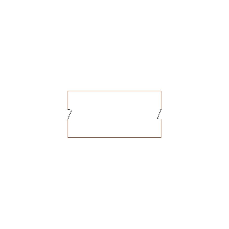 Detailed exterior sketch (251-500 SF) based on interior layout provided by the client or created by us. Suitable for siding, paint, and wall estimates.