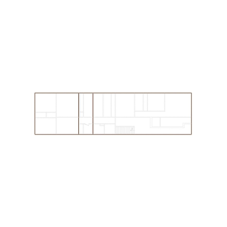 Simple exterior sketch based on interior layout (4001-4500 SF), either provided by the client or created by us, suitable for estimating in Xactimate.