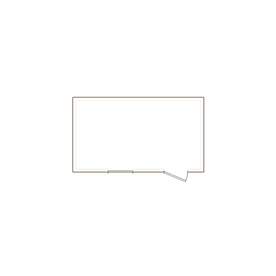 Simple exterior sketch based on interior layout (1-250 SF), either provided by the client or created by us, suitable for estimating in Xactimate.