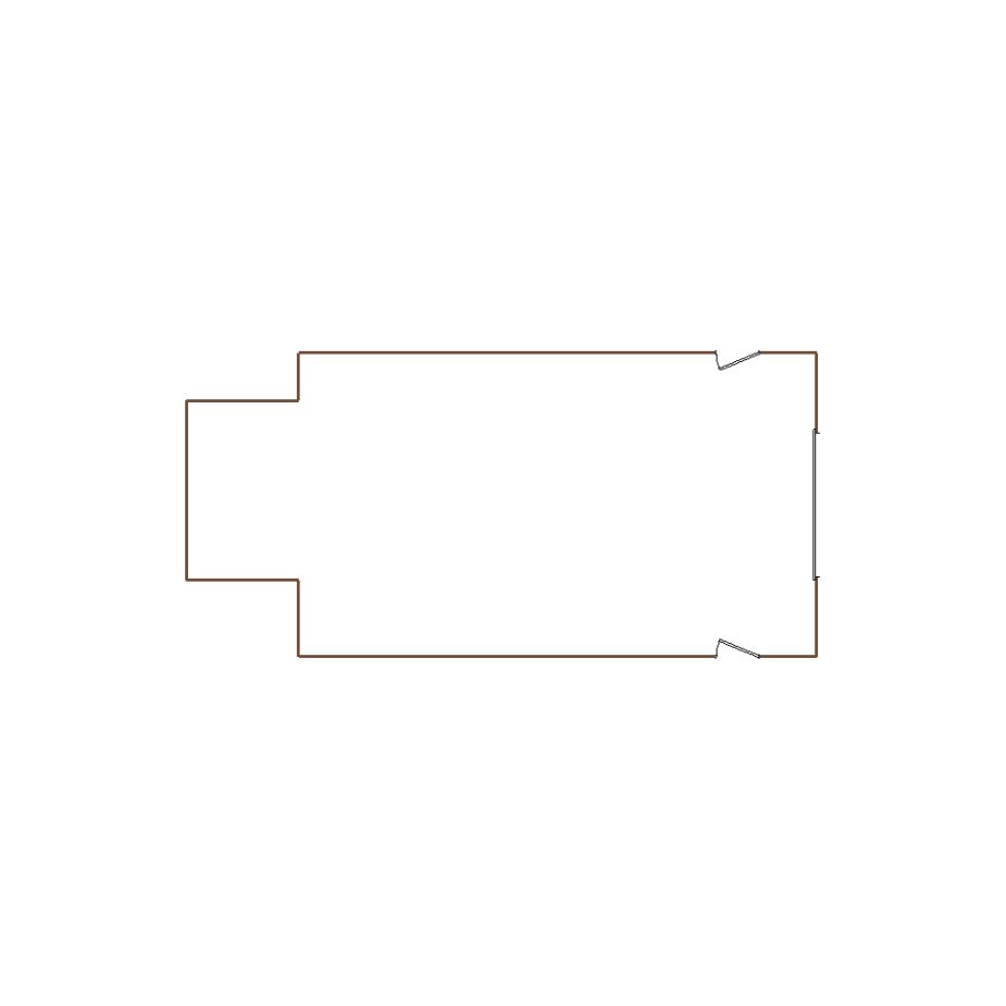 Detailed exterior sketch based on aerial imagery of a residential structure (6-10 SQ), suitable for use in damage assessment and restoration workflows in Xactimate.