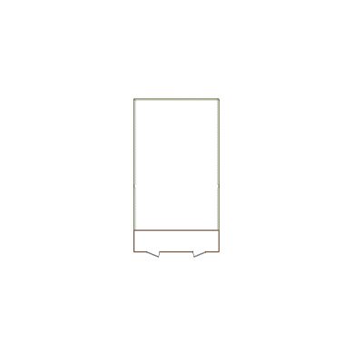 Simple exterior sketch of a residential structure (6-10 SQ), based on aerial imagery, used for estimating and documentation purposes in Xactimate.