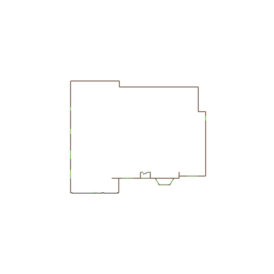 Detailed exterior sketch based on aerial imagery of a residential structure (31-40 SQ), suitable for use in damage assessment and restoration workflows in Xactimate.