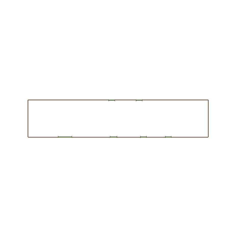 Simple exterior sketch of a residential structure (11-20 SQ), based on aerial imagery, used for estimating and documentation purposes in Xactimate.