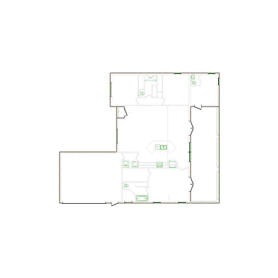 Detailed exterior sketch (2501-3000 SF) based on interior layout provided by the client or created by us. Suitable for siding, paint, and wall estimates.