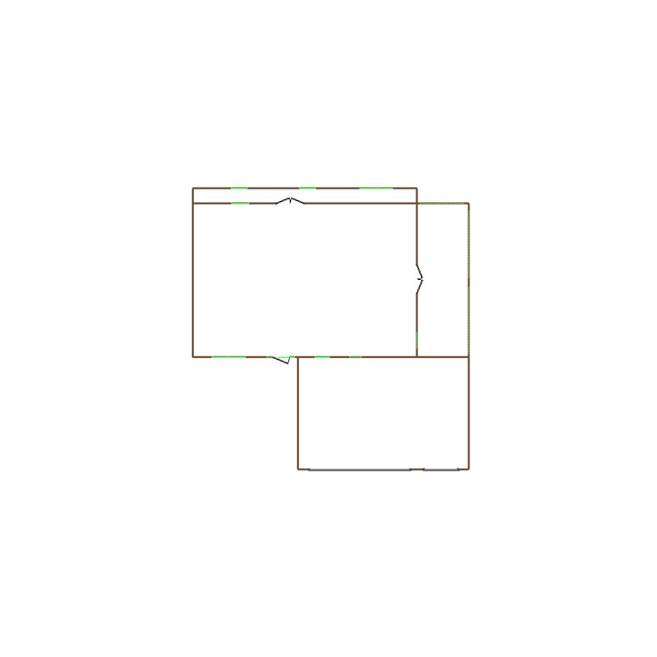 Detailed exterior sketch based on aerial imagery of a residential structure (11-20 SQ), suitable for use in damage assessment and restoration workflows in Xactimate.