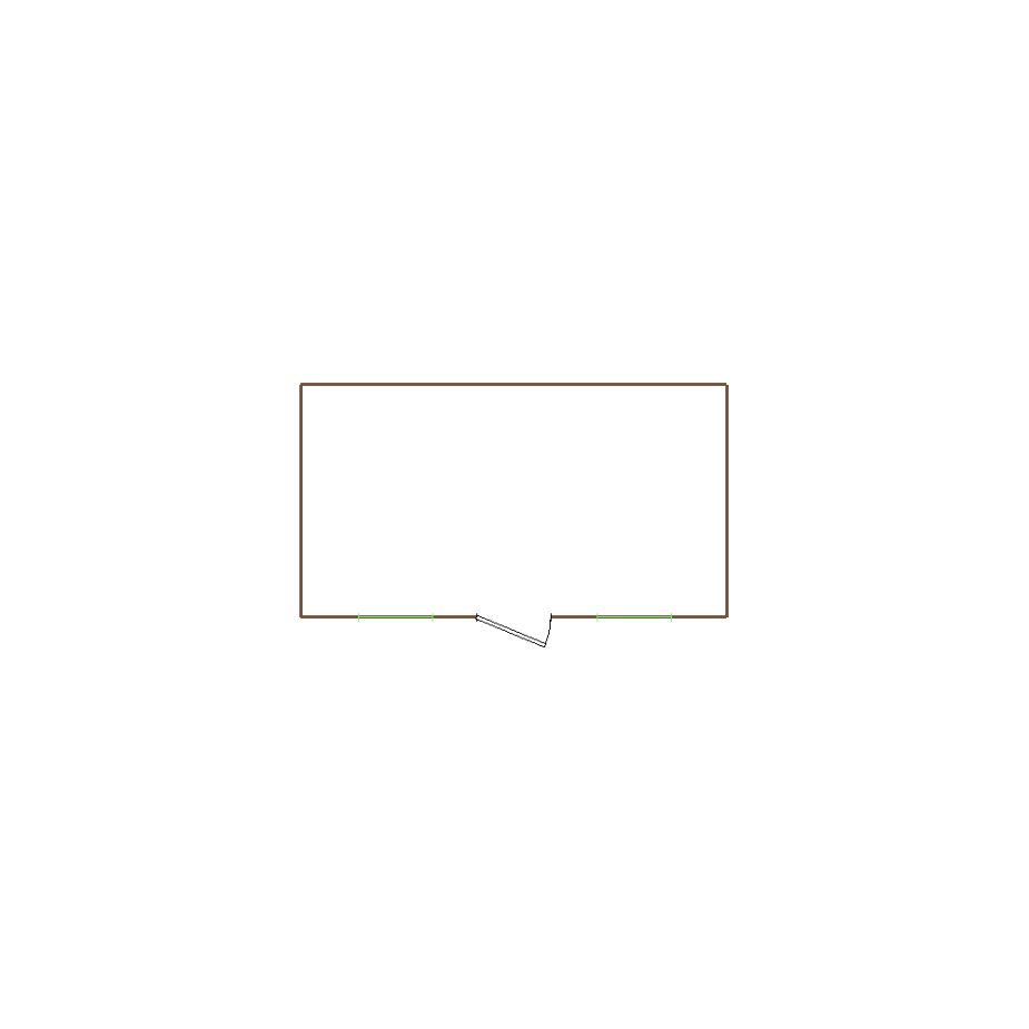 Detailed exterior sketch based on aerial imagery of a residential structure (1-5 SQ), suitable for use in damage assessment and restoration workflows in Xactimate.