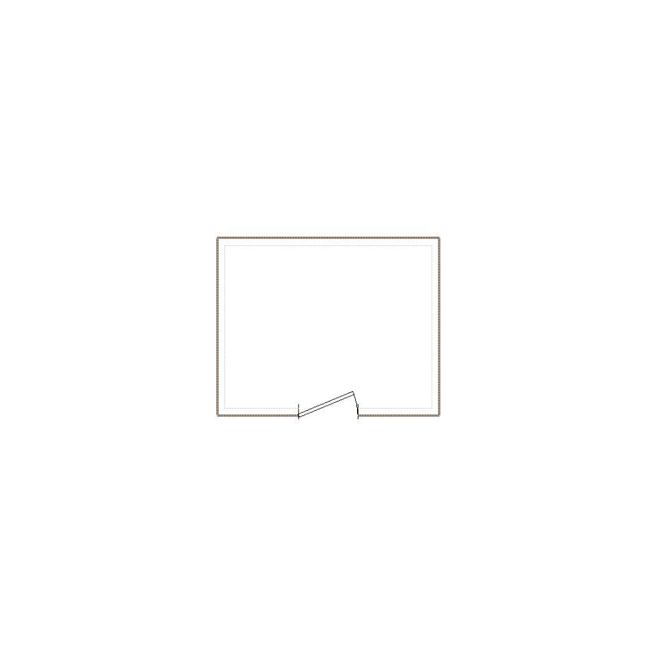 Simple exterior sketch based on interior layout (1-250 SF), either provided by the client or created by us, suitable for estimating in Xactimate.