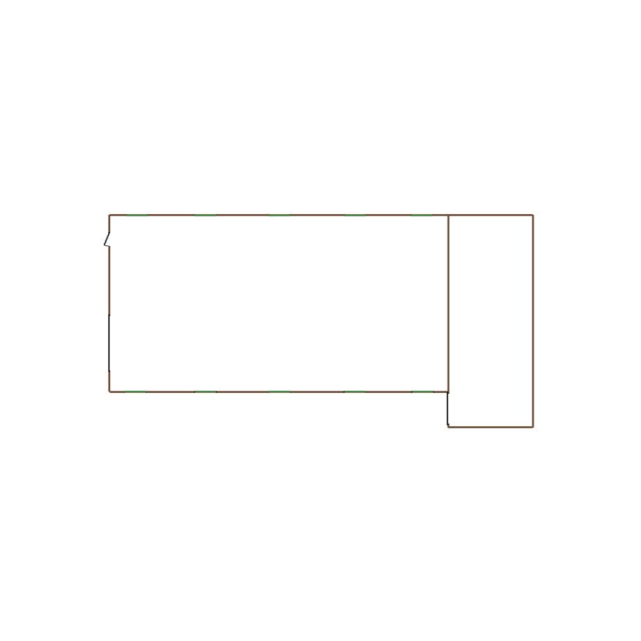 Simple exterior sketch of a residential structure (31-40 SQ), based on aerial imagery, used for estimating and documentation purposes in Xactimate.