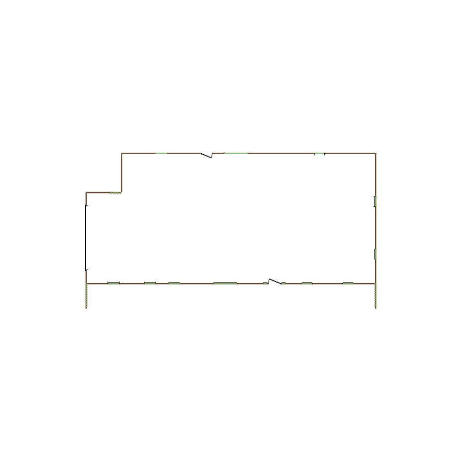 Detailed exterior sketch based on aerial imagery of a residential structure (31-40 SQ), suitable for use in damage assessment and restoration workflows in Xactimate.