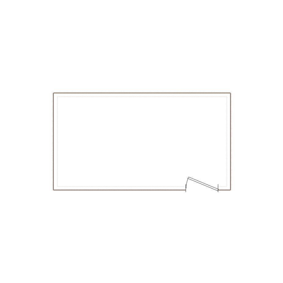 Simple exterior sketch based on interior layout (1-250 SF), either provided by the client or created by us, suitable for estimating in Xactimate.