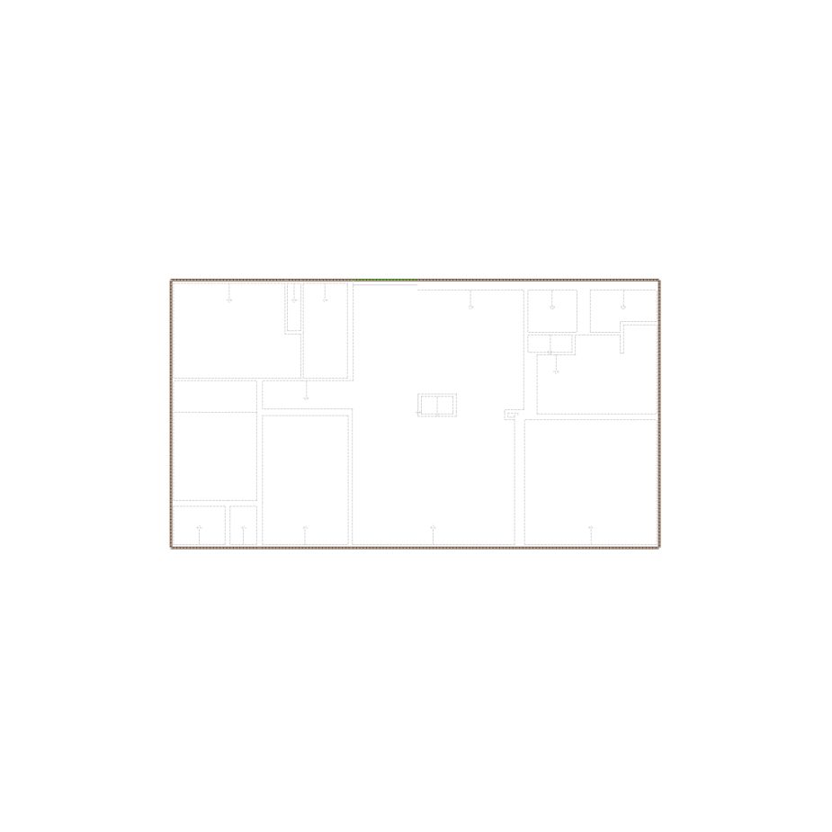 Simple exterior sketch based on interior layout (3001-3500 SF), either provided by the client or created by us, suitable for estimating in Xactimate.